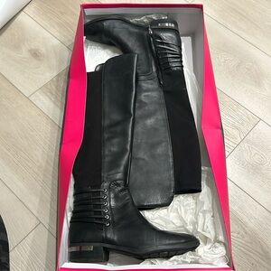 Vince Camuto Payge Tall Black Riding Boots size 8